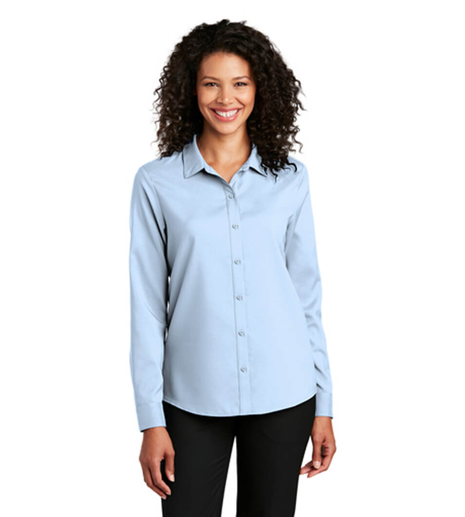 Women's Long Sleeve Performance Shirt Cloud Blue